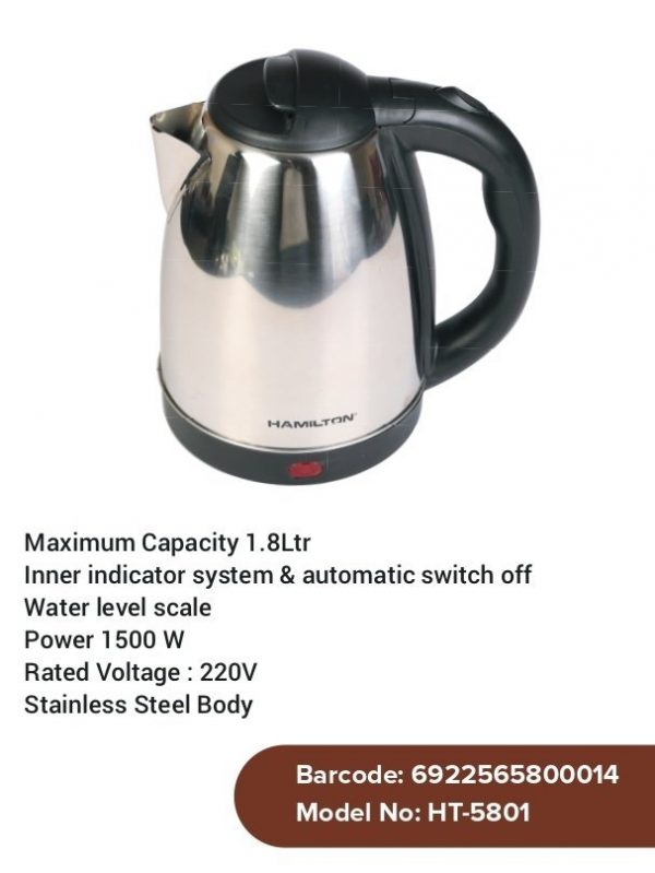 Buy Electric Kettle 1.8 Litre Online Qatar, Doha