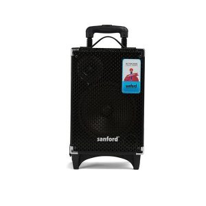 Sanford Bluetooth Portable Trolley Speaker with Mic and LED Display SF2257PTS BS