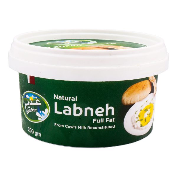 Ghadeer Natural Labneh Full Fat 200 Gm