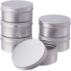 Aluminium Round Container Small – 6Pcs Pack