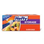 Hefty Zip Lock Slider Bag 17.7×20.3cm – 18Pcs Pack