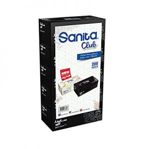 Sanita Club Tissue 2ply – 200nos x 5boxes
