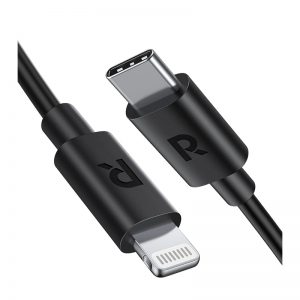 RAVPOWER USB-C TO LIGHTNING 1M CABLE – BLACK