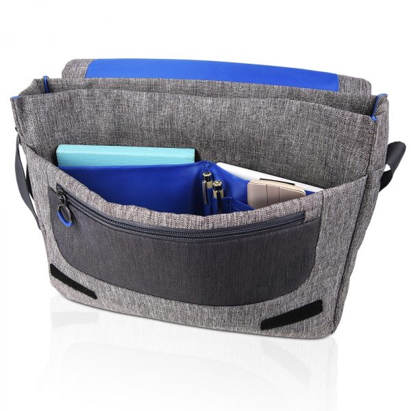LENOVO 14 ON-TREND LAPTOP BAG - NAVA MESSENGER - BY NAVA - GX40N26486 - Image 2