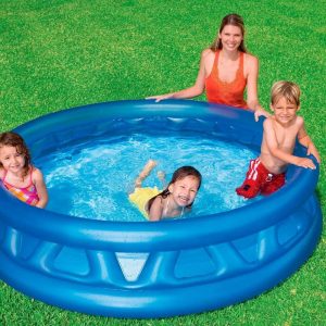 Intex 188x46cm Soft Side Pool - Round, Blue