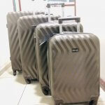 Golf Club 4 Wheel Hard Trolley 4 Pieces Set